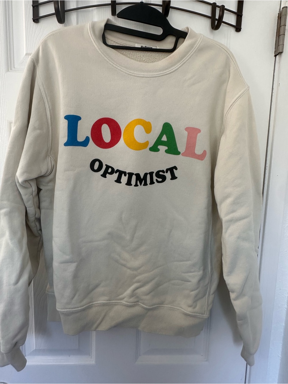 Madhappy sweatshirt- Local Optimist PTP ~ 26”